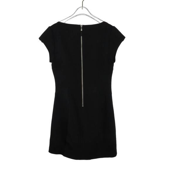 LAUNDRY By Shelli Segal Black High Neck Mini Formal Dress Size 4 - Picture 2 of 6